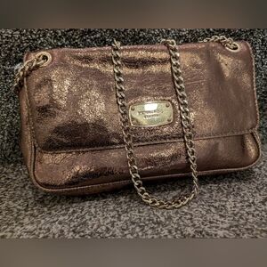 Michael Kors Metallic Brown Shoulder Bag